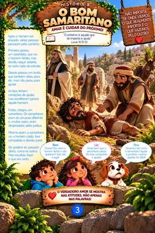 Aventuras Bíblicas — O Bom Samaritano