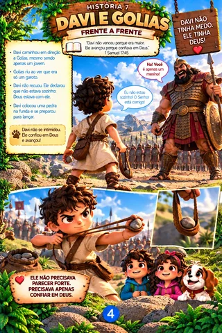 Aventuras Bíblicas — Davi e Golias